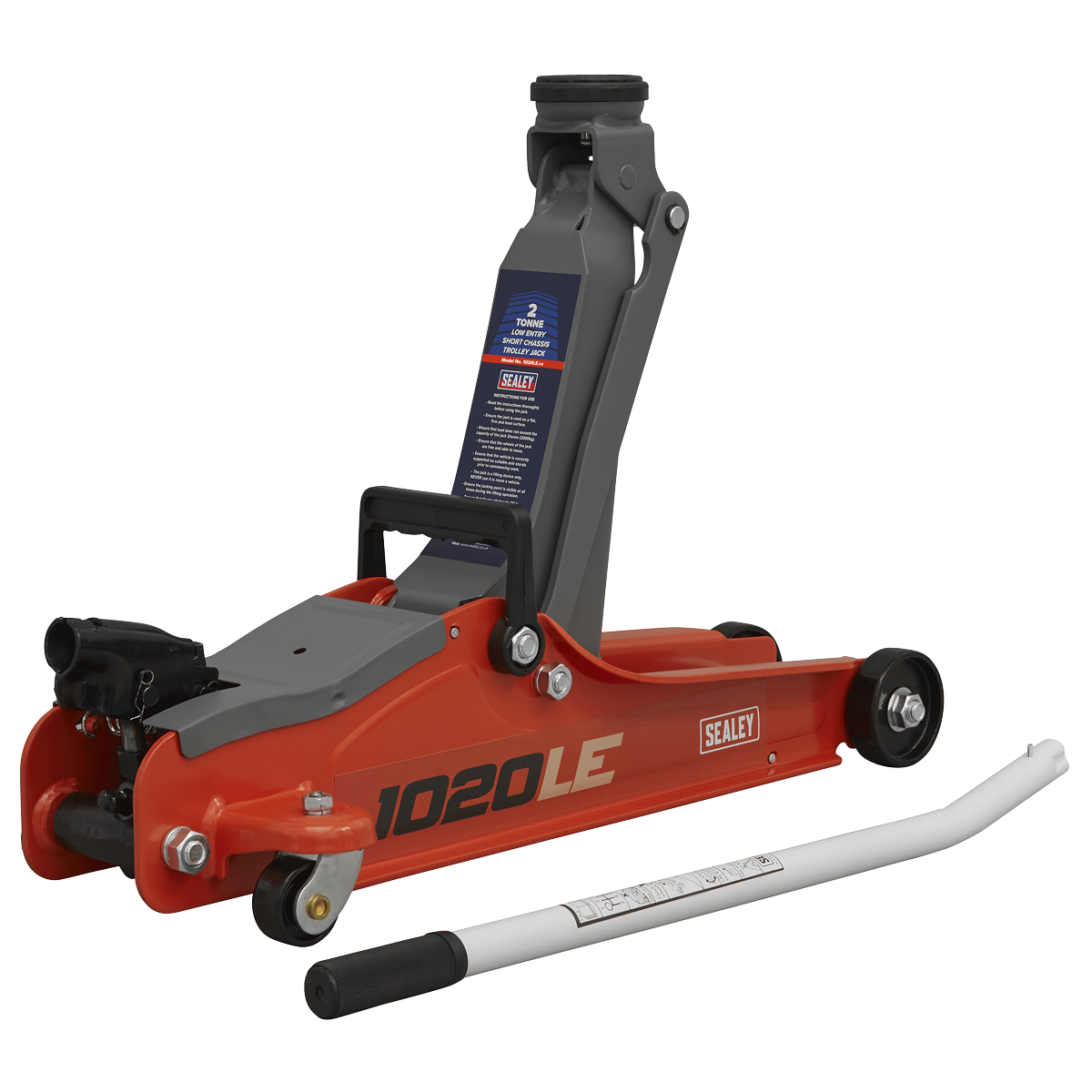 Low Profile Short Chassis Trolley Jack 2 Tonne