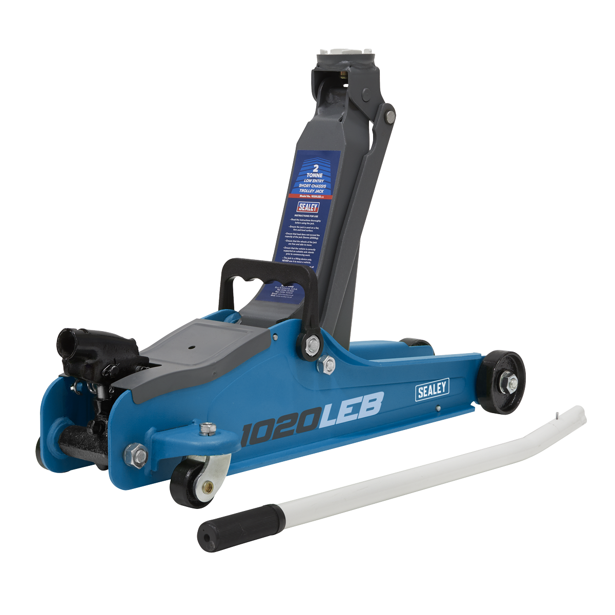 Low Profile Short Chassis Trolley Jack 2 Tonne