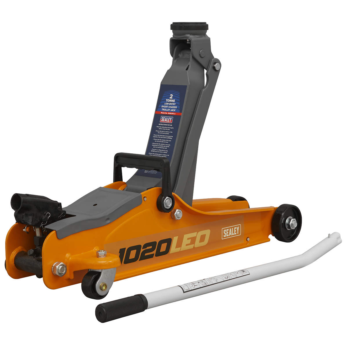 Low Profile Short Chassis Trolley Jack 2 Tonne