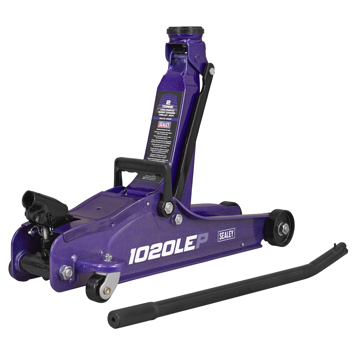 Low Profile Short Chassis Trolley Jack 2 Tonne