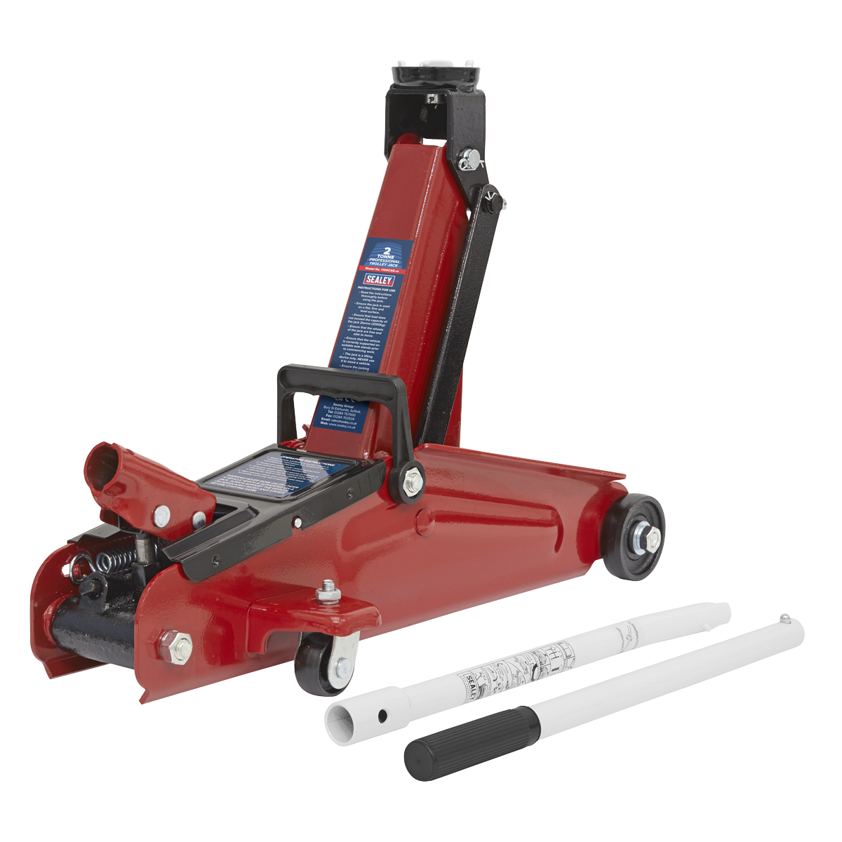 Short Chassis Trolley Jack with Storage Case 2 Tonne