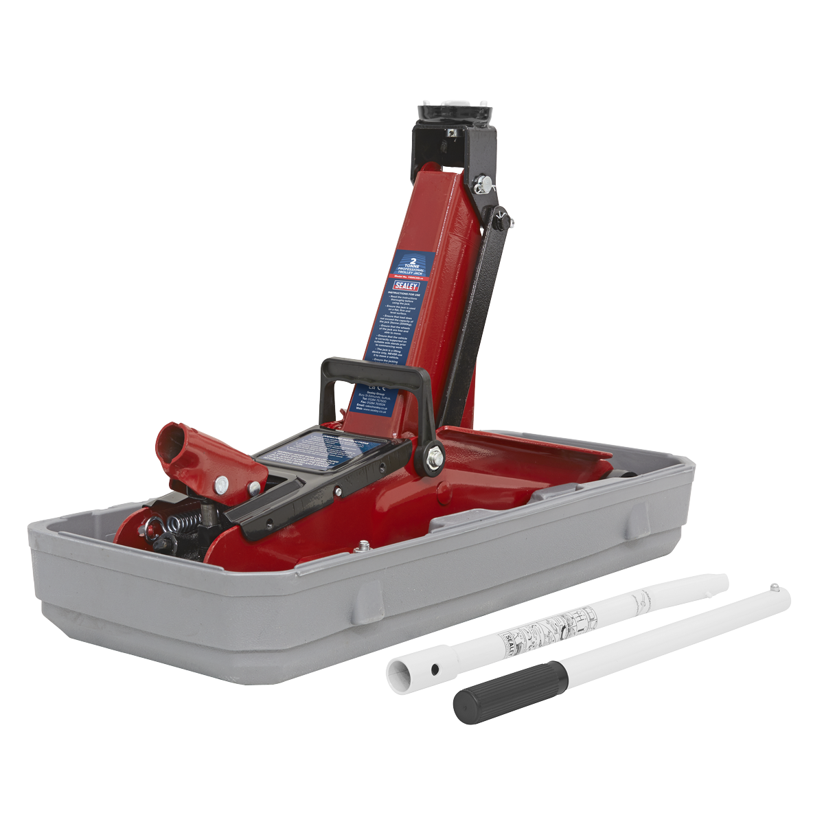 Short Chassis Trolley Jack with Storage Case 2 Tonne