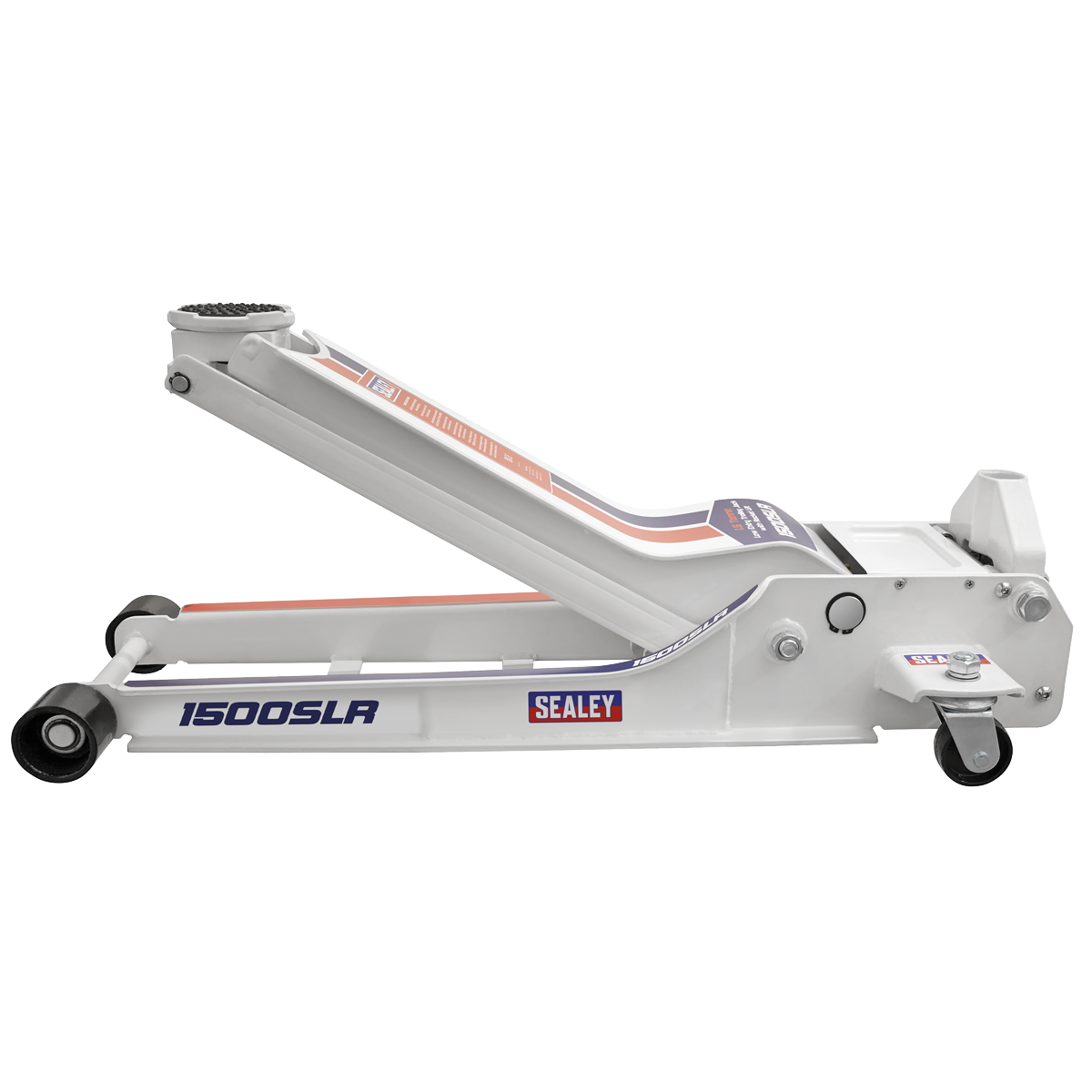 Low Profile Long Reach Rocket Lift Trolley Jack 1.5 Tonne