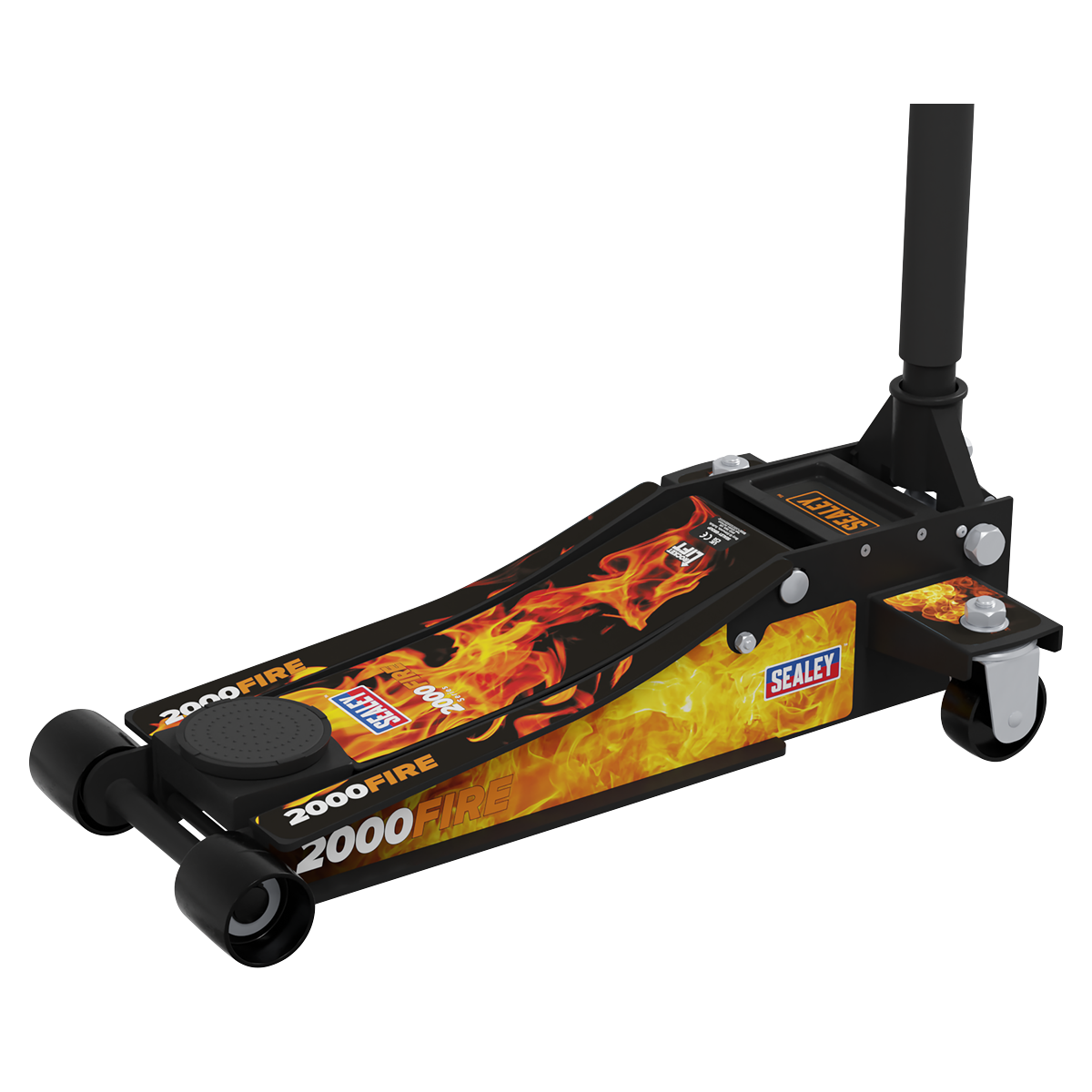 Low Entry Custom Design Trolley Jack with Rocket Lift 2 Tonne