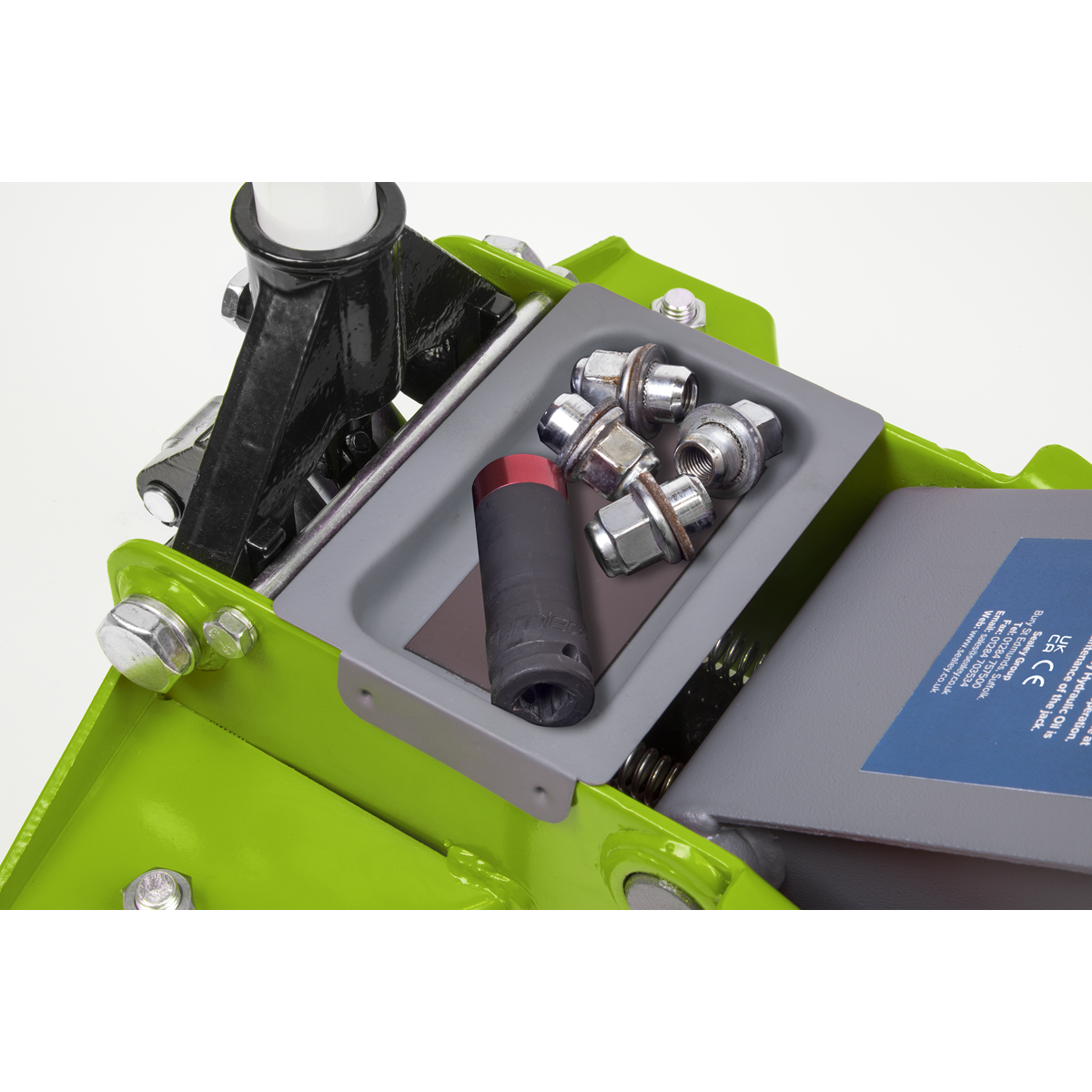 Low Profile Rocket Lift Trolley Jack 2.25 Tonne - Green