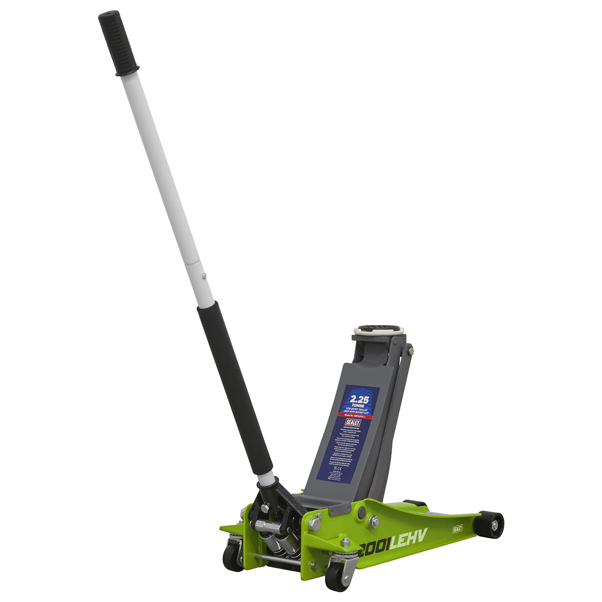 Low Profile Rocket Lift Trolley Jack 2.25 Tonne - Green