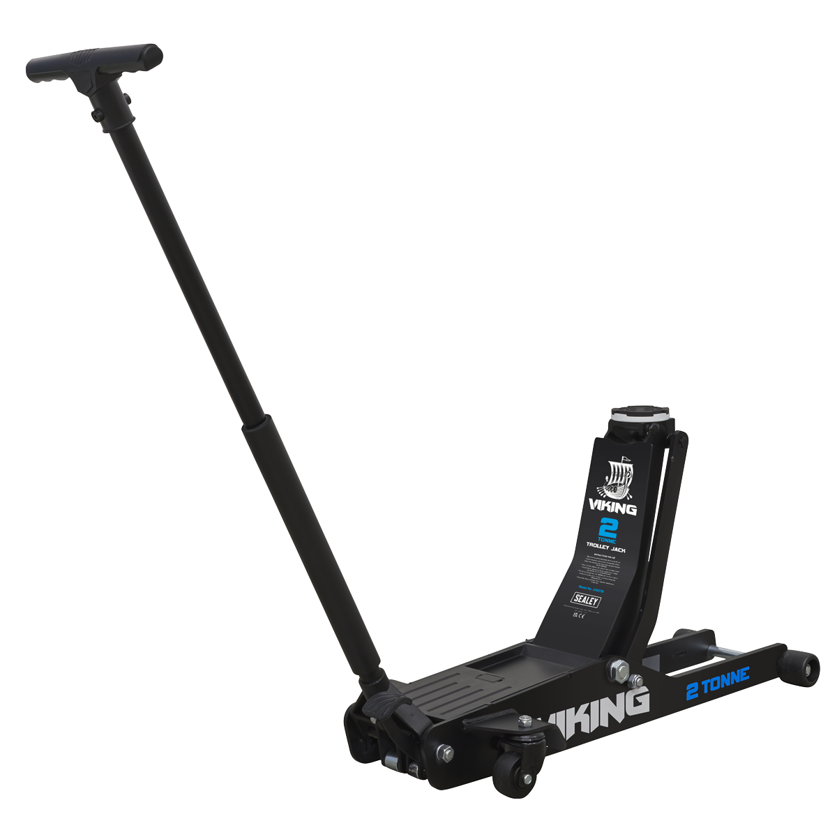 Viking Low Profile Professional Long Reach Trolley Jack with Rocket Lift 2 Tonne