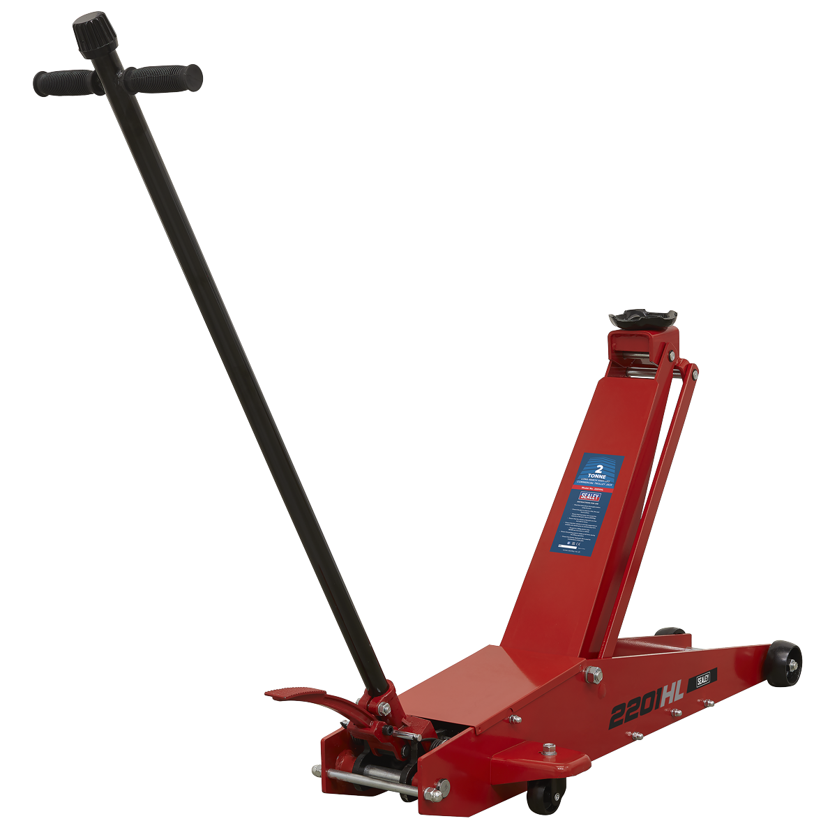 Long Reach High Lift Commercial Trolley Jack 2 Tonne