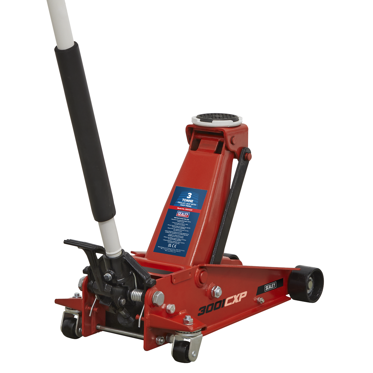 Trolley Jack with Foot Pedal 3 Tonne