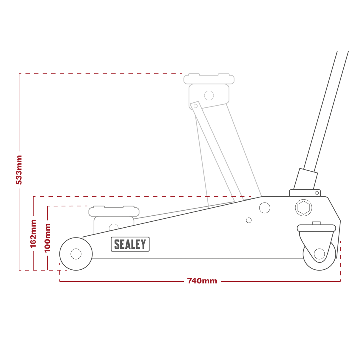 Premier Low Profile Trolley Jack