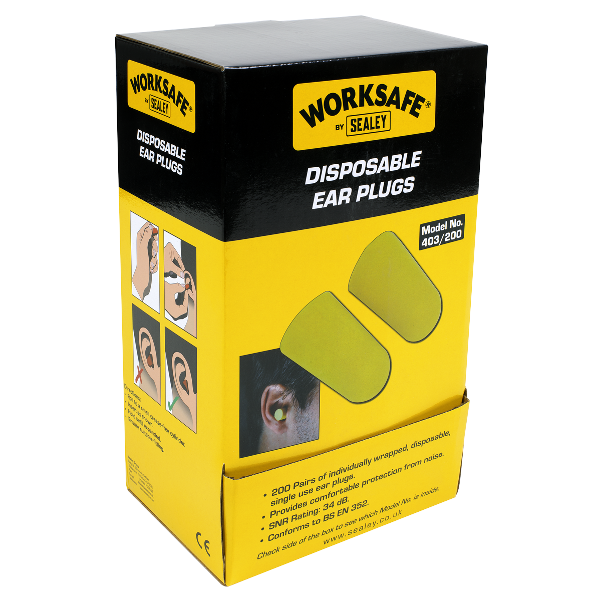 Worksafe® Disposable Ear Plugs