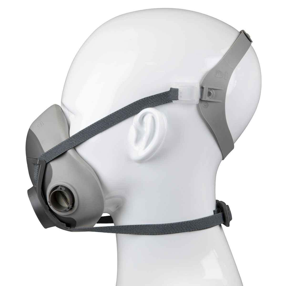 Reusable Half Mask without Filters