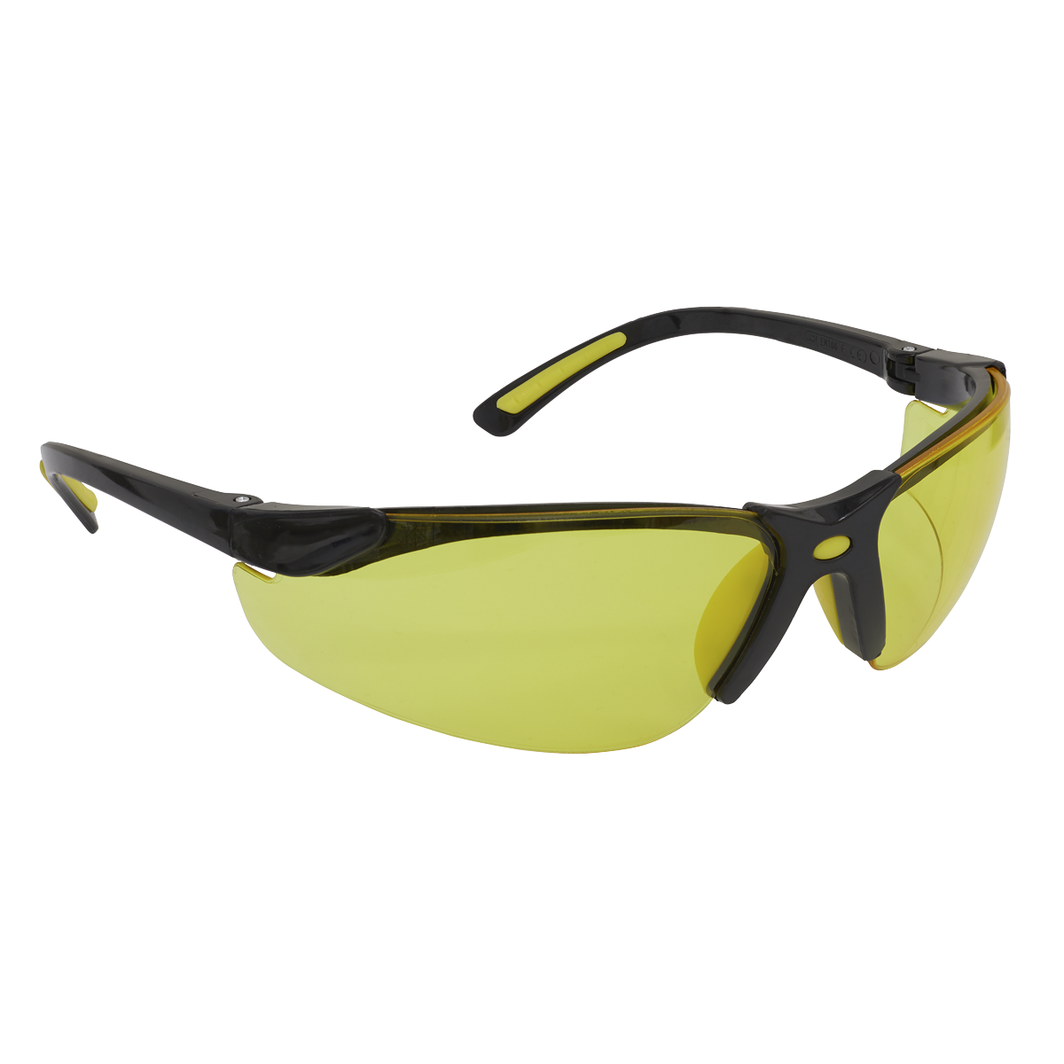 Worksafe® Zante Style Amber Lens Safety Glasses with Flexi Arms