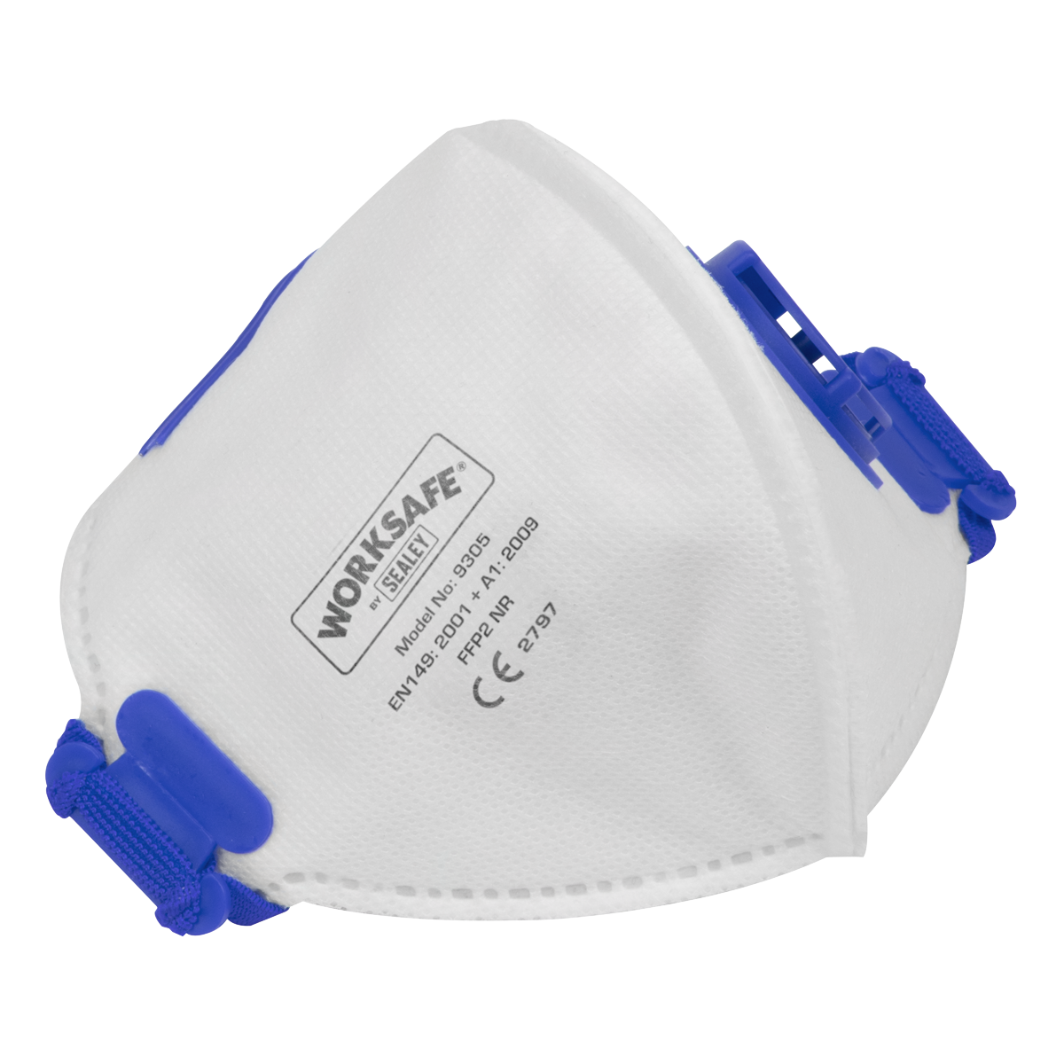 Worksafe® Valved Fold Flat Mask FFP2 - Pack of 10