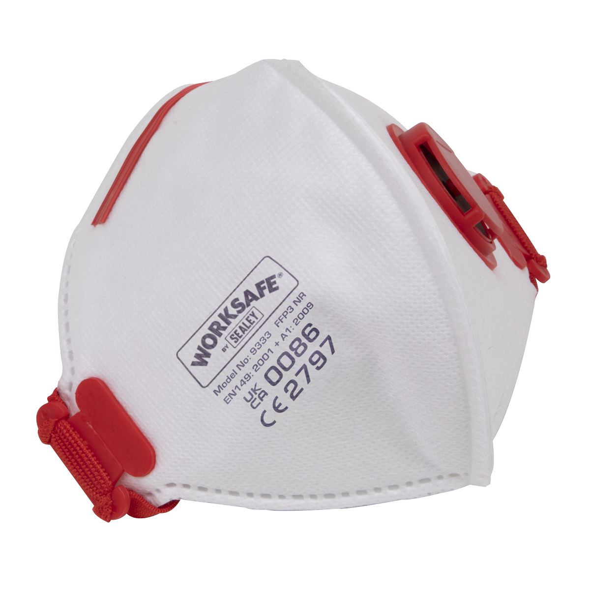 Worksafe® Valved Fold Flat Mask FFP3 - Pack of 10