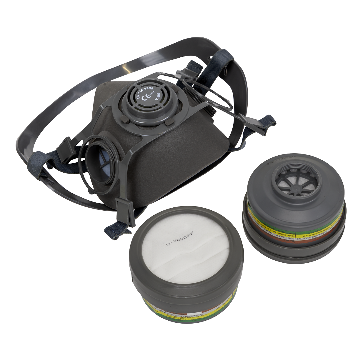 Worksafe® Half Mask with ABEK1 P2R Filter Cartridges