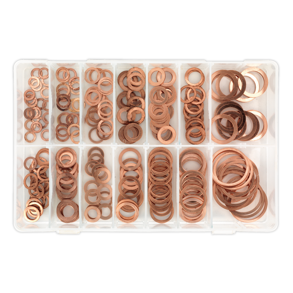 Copper Sealing Washer Assortment 250pc