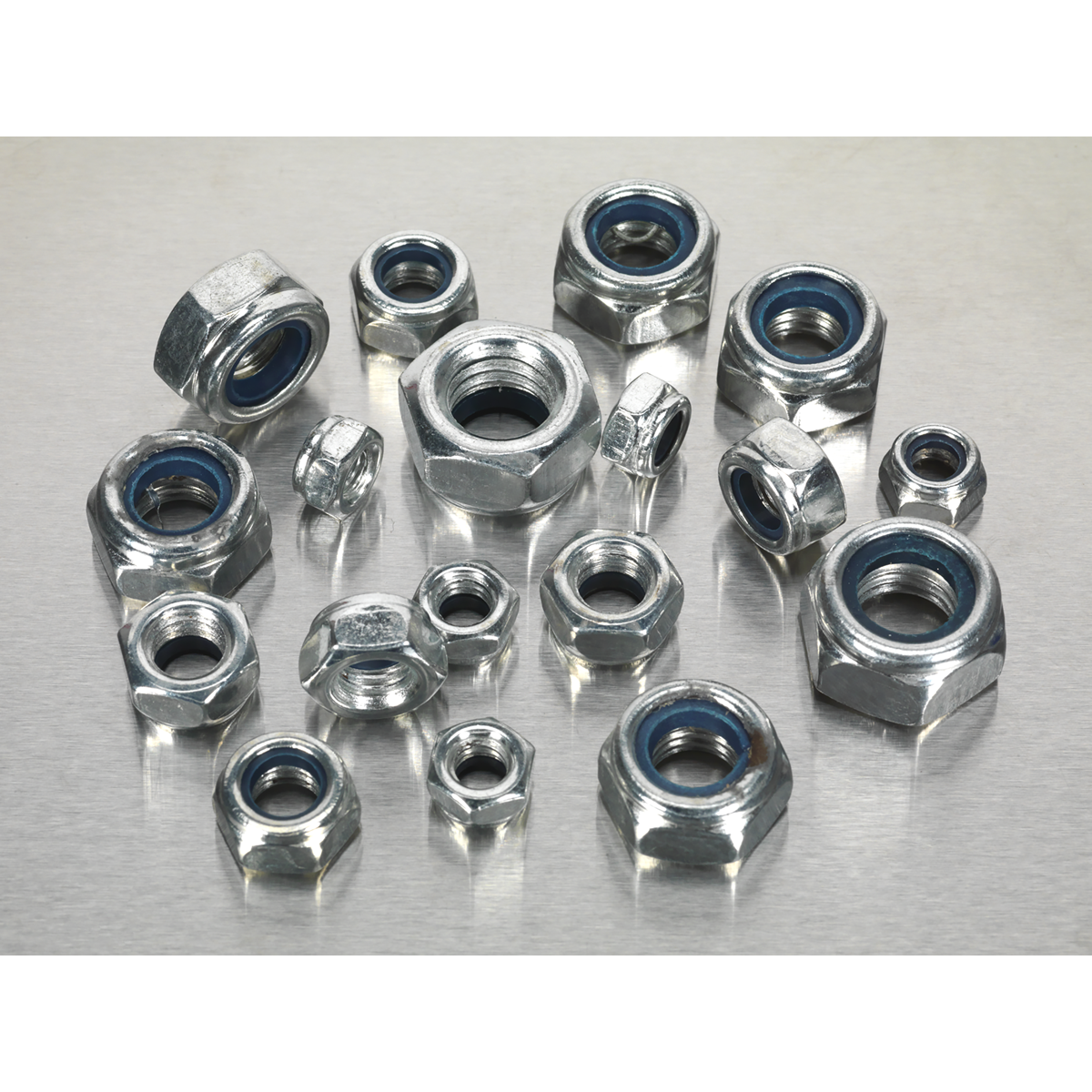 Nylon Locknut Assortment M6-M12 300pc