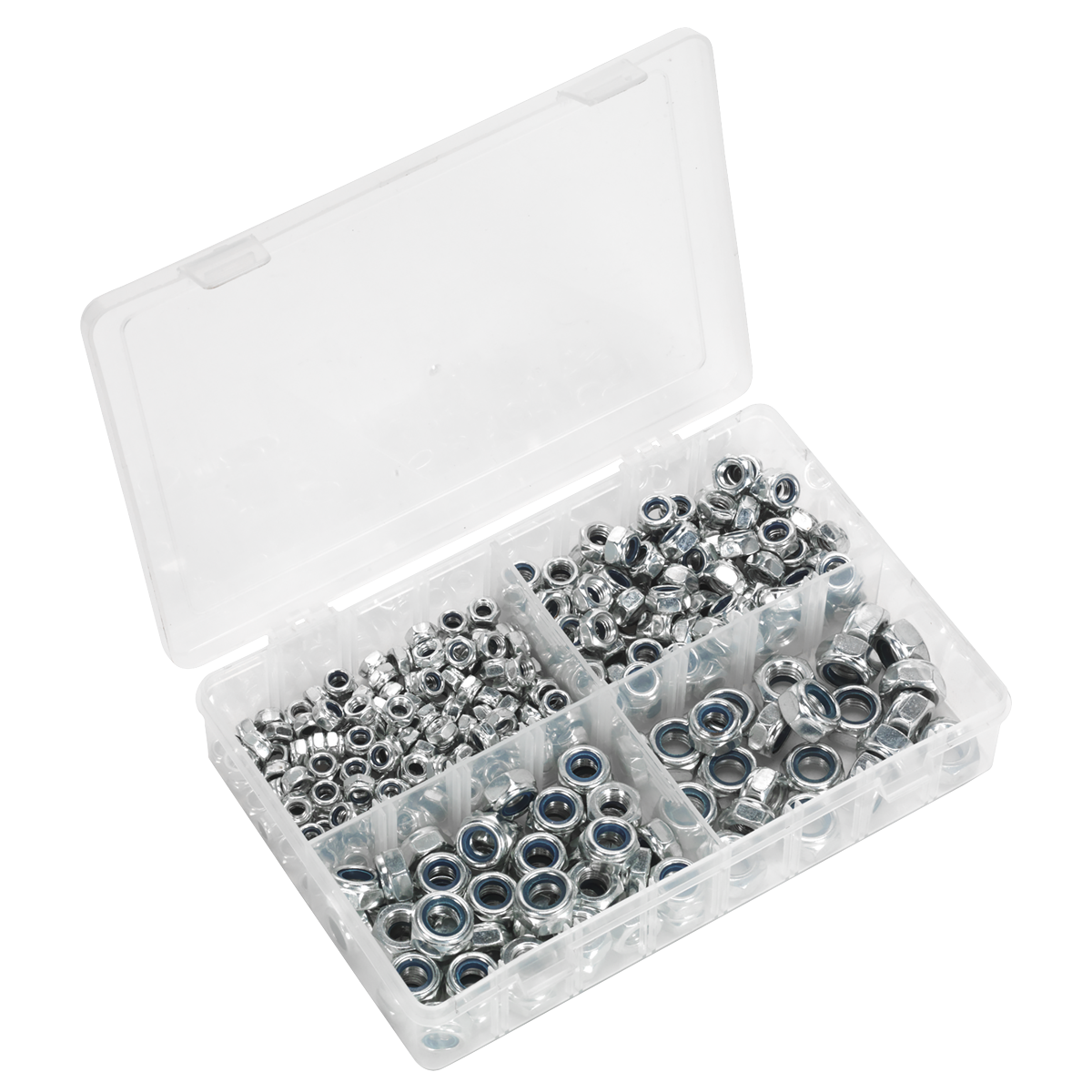 Nylon Locknut Assortment M6-M12 300pc