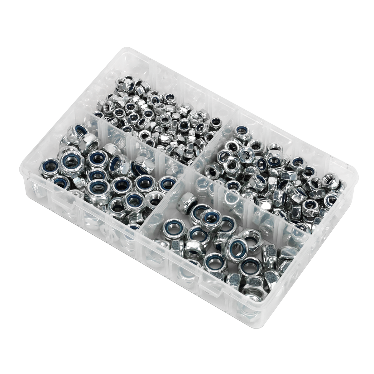 Nylon Locknut Assortment M6-M12 300pc