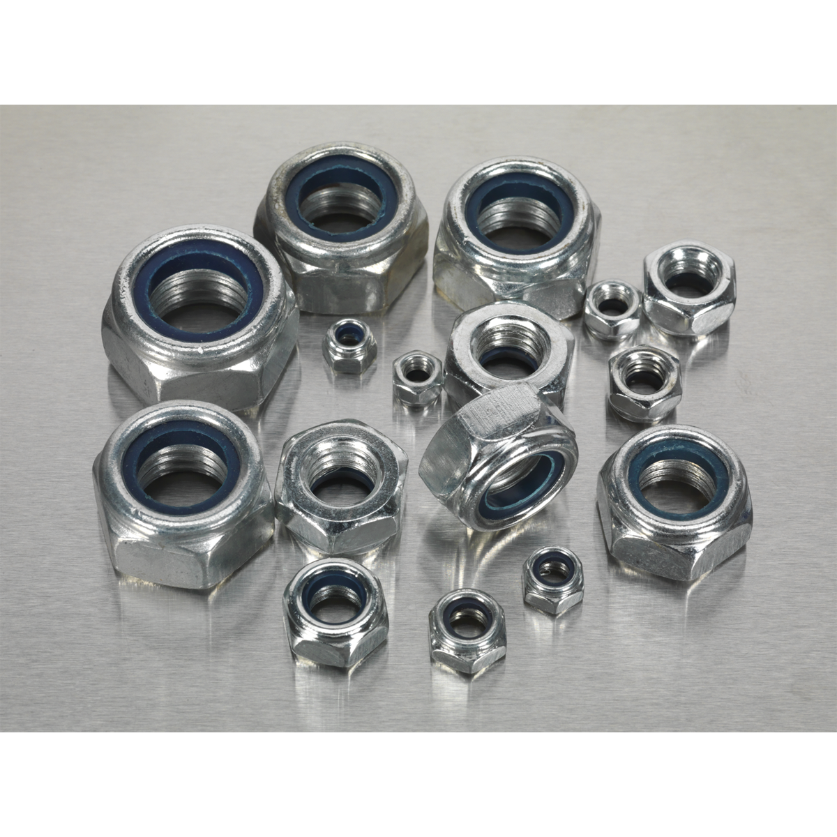 Nylon Locknut Assortment M4-M16 255pc