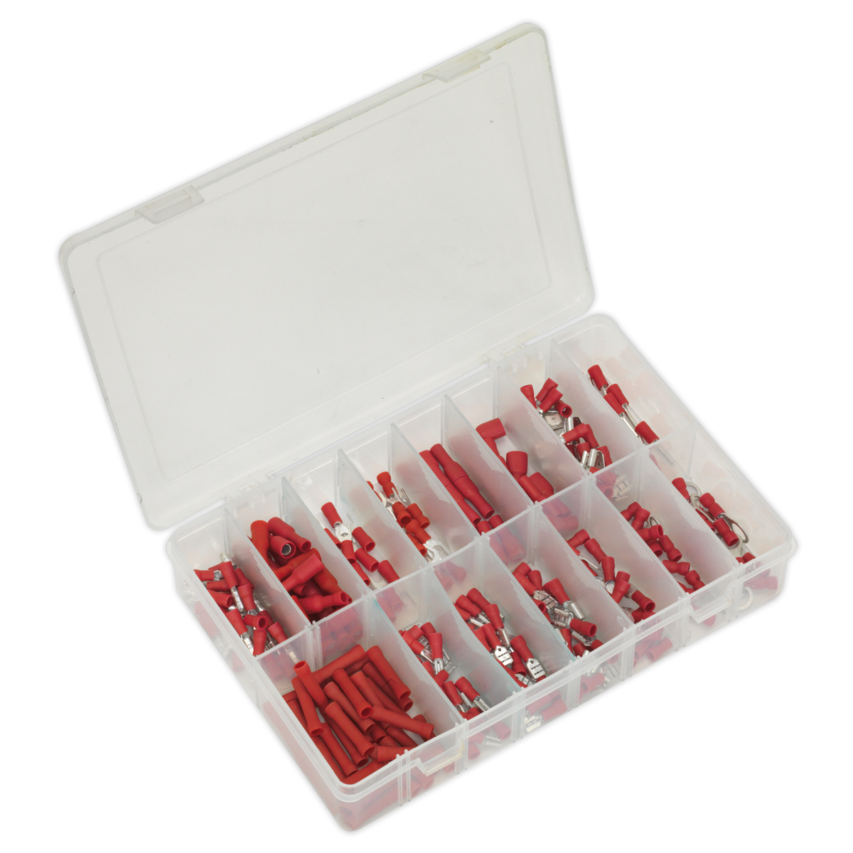Crimp Terminal Assortment 260pc - Red