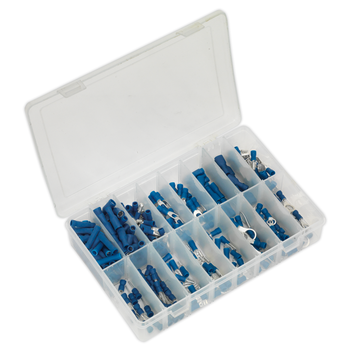 Crimp Terminal Assortment 280pc - Blue