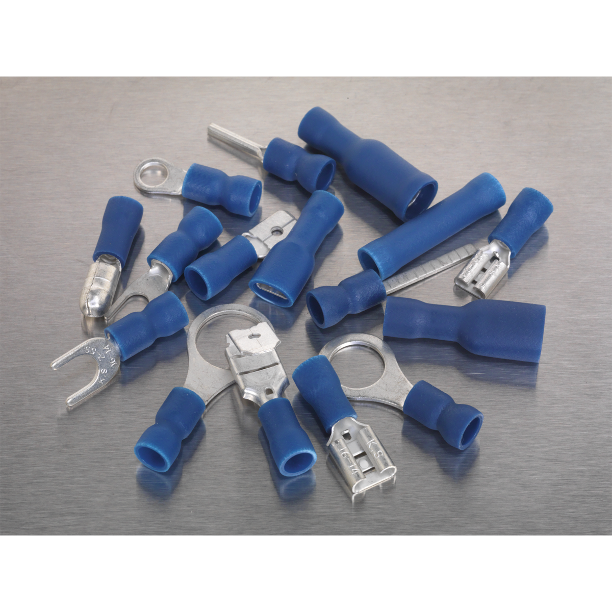 Crimp Terminal Assortment 280pc - Blue