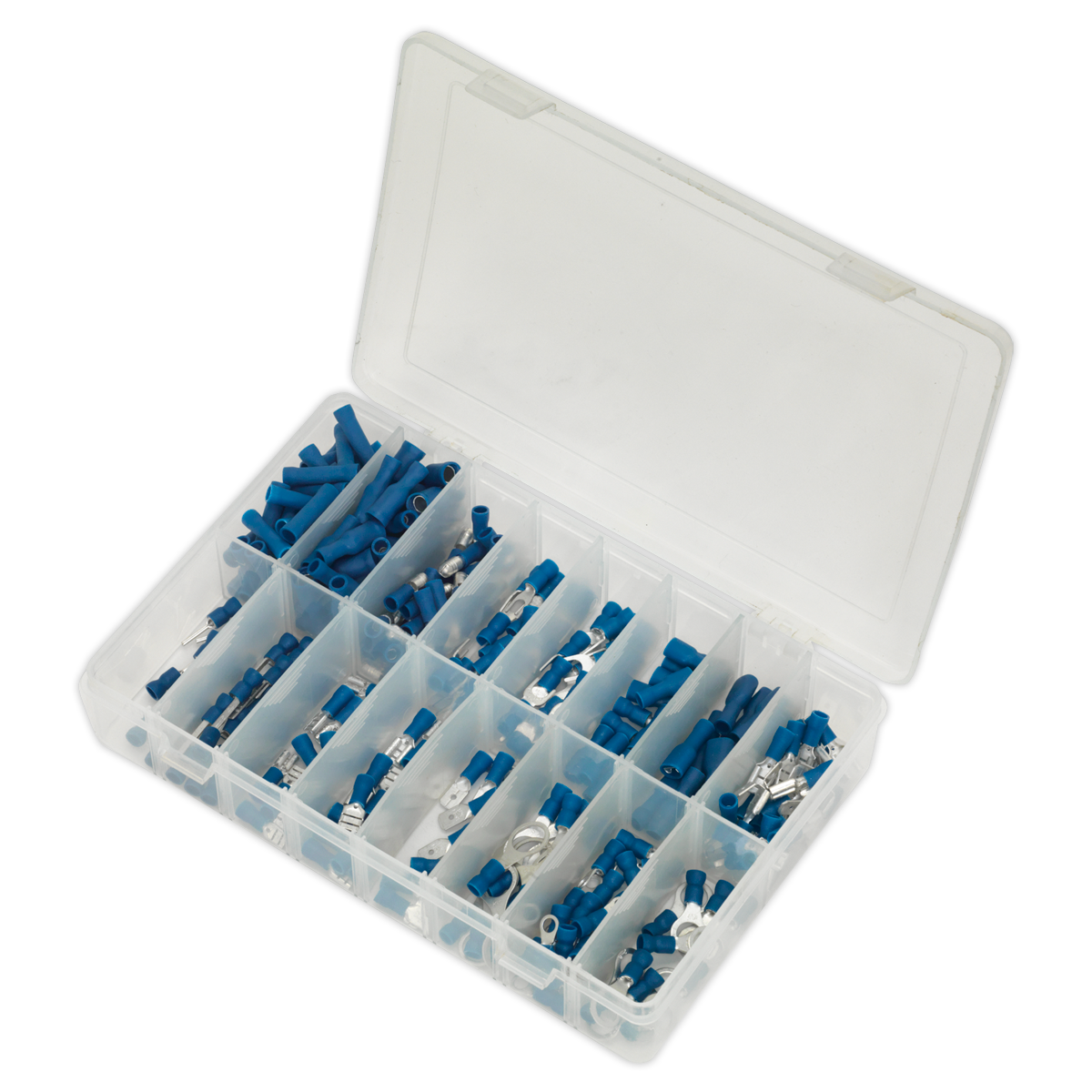Crimp Terminal Assortment 280pc - Blue