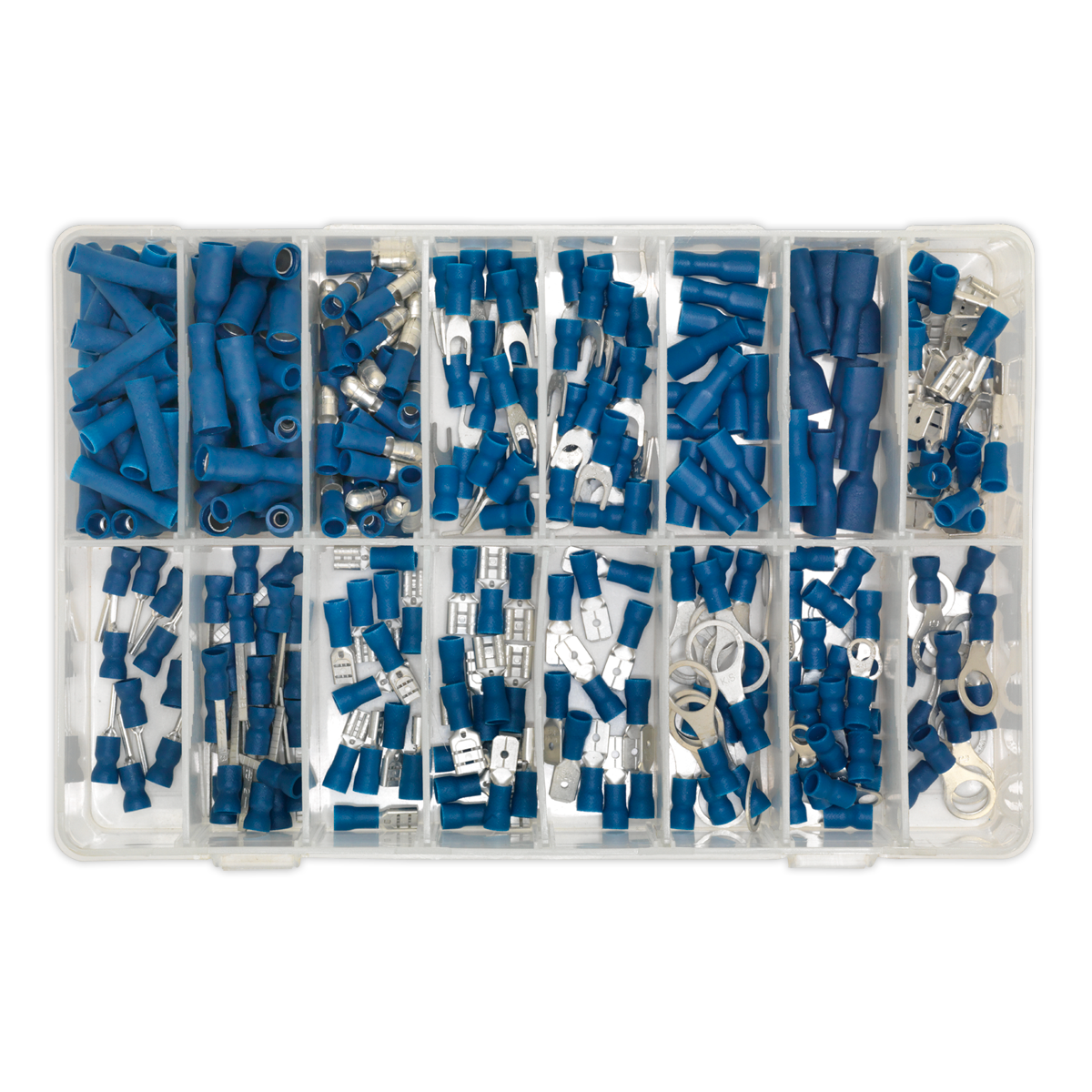 Crimp Terminal Assortment 280pc - Blue