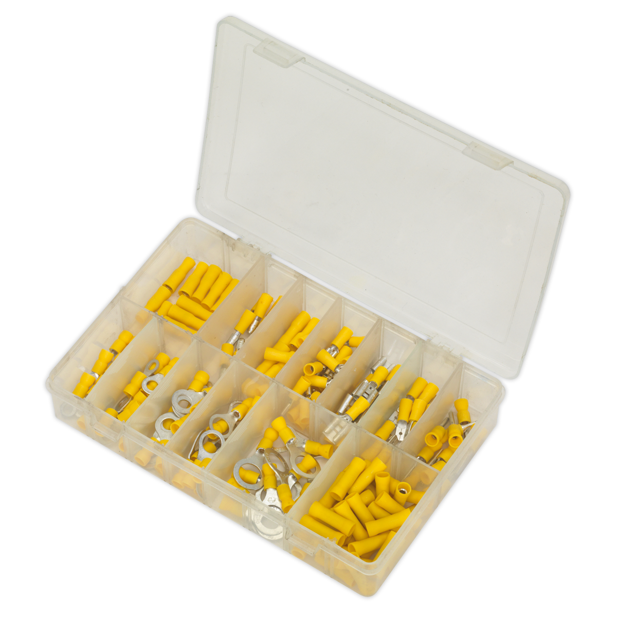 Crimp Terminal Assortment 140pc - Yellow