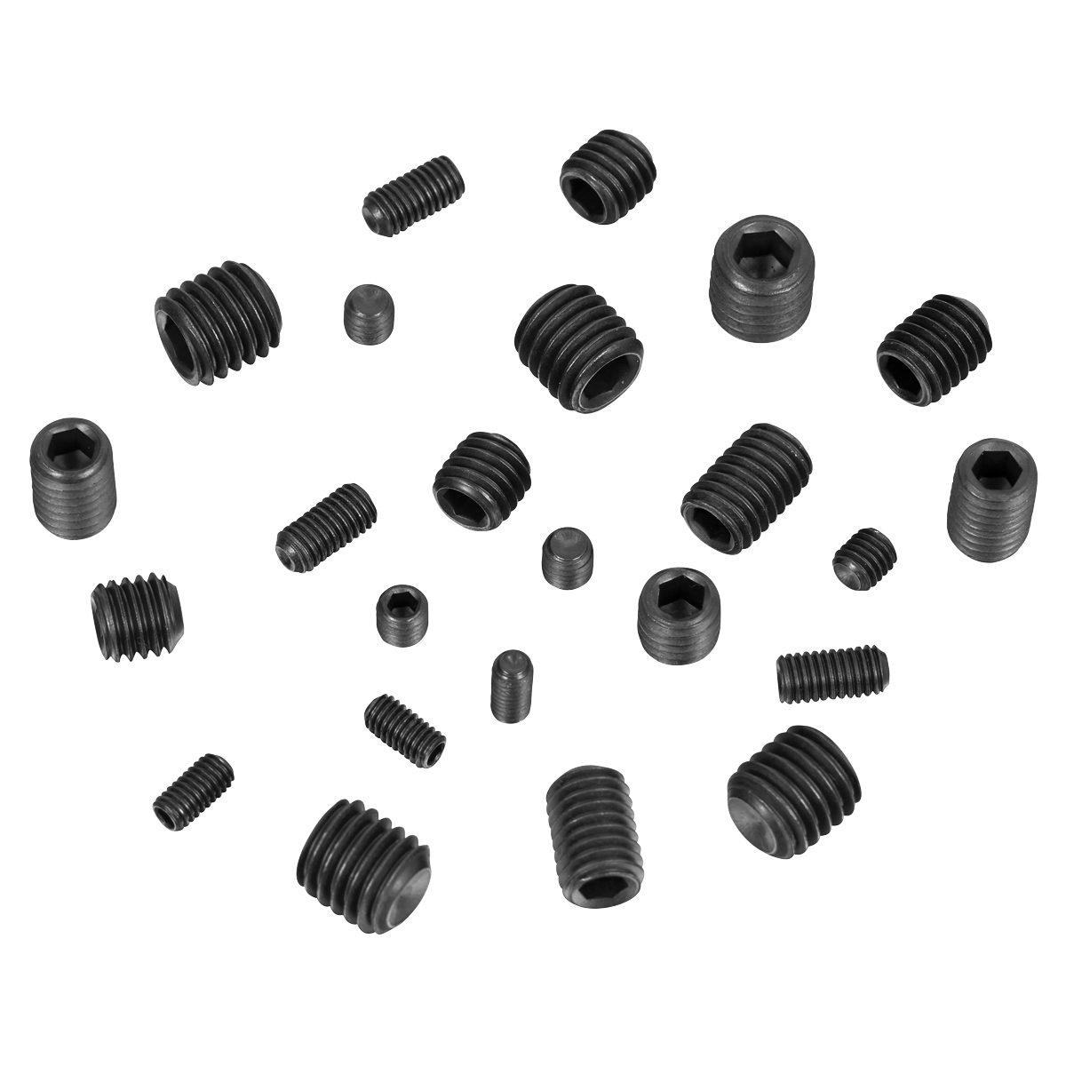 Grub Screw Assortment M4-M10 250pc - DIN 916