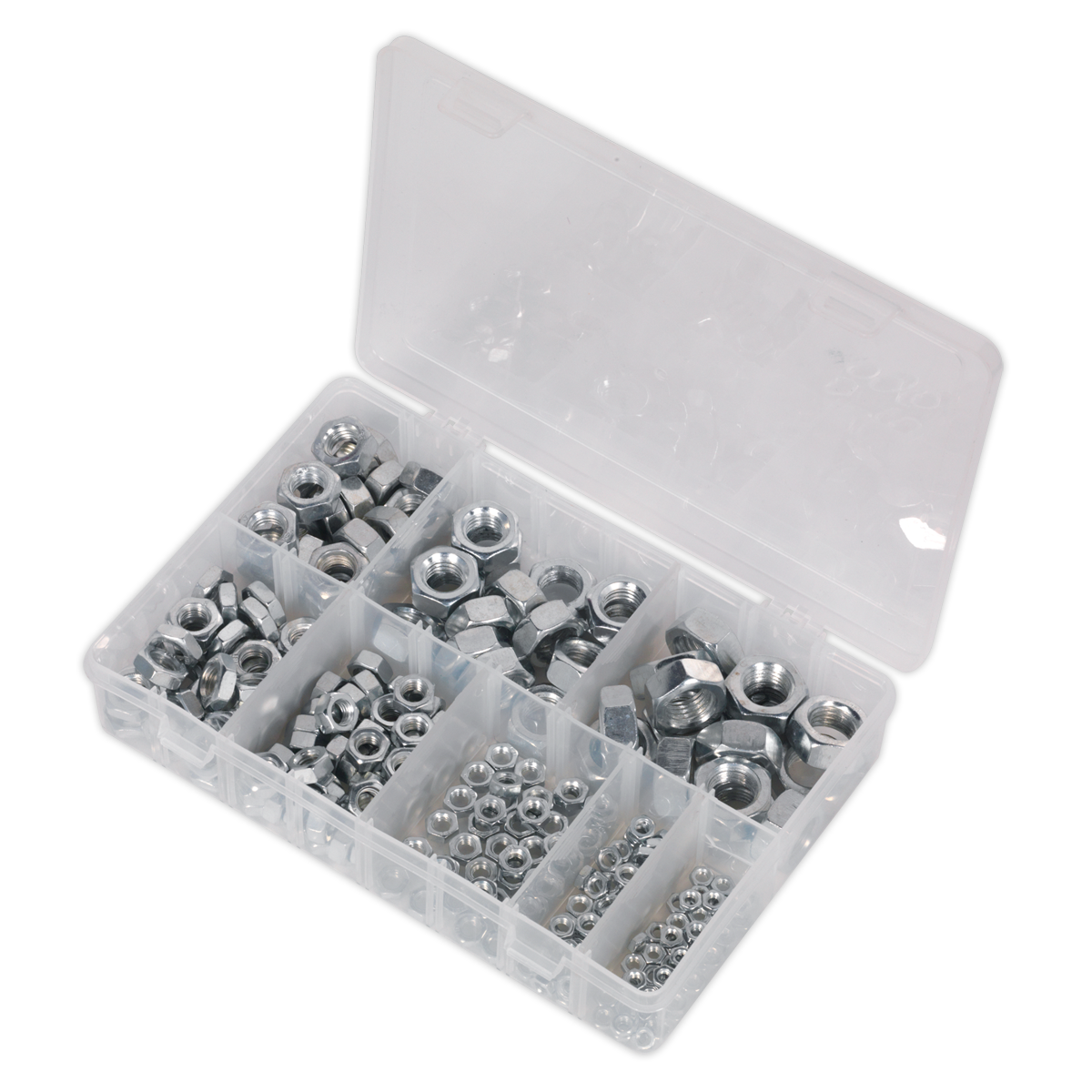 Steel Nut Assortment M4-M16 255pc