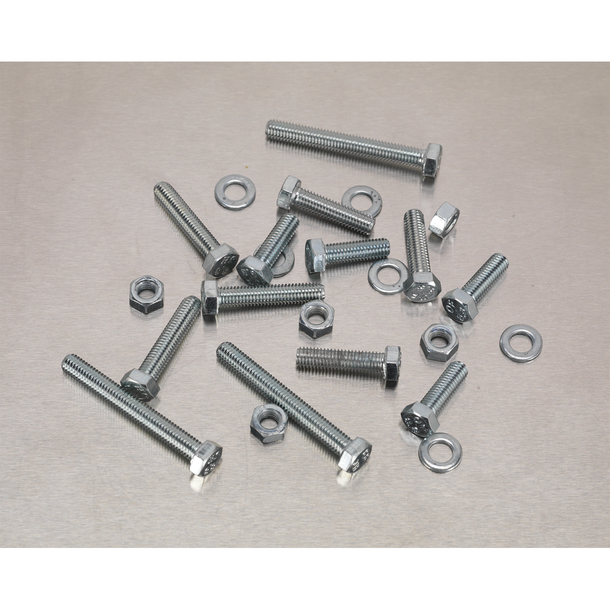 High Tensile Setscrew, Nut & Washer Assortment M5 444pc