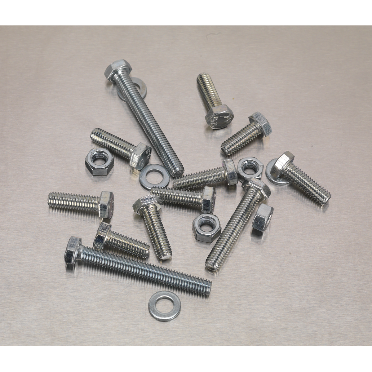 High Tensile Setscrew, Nut & Washer Assortment M6 408pc