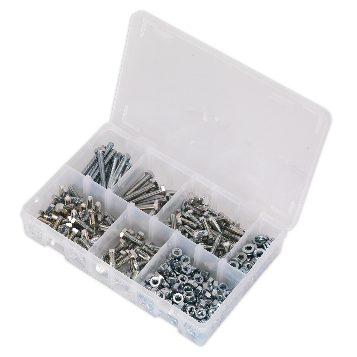 High Tensile Setscrew, Nut & Washer Assortment M6 408pc
