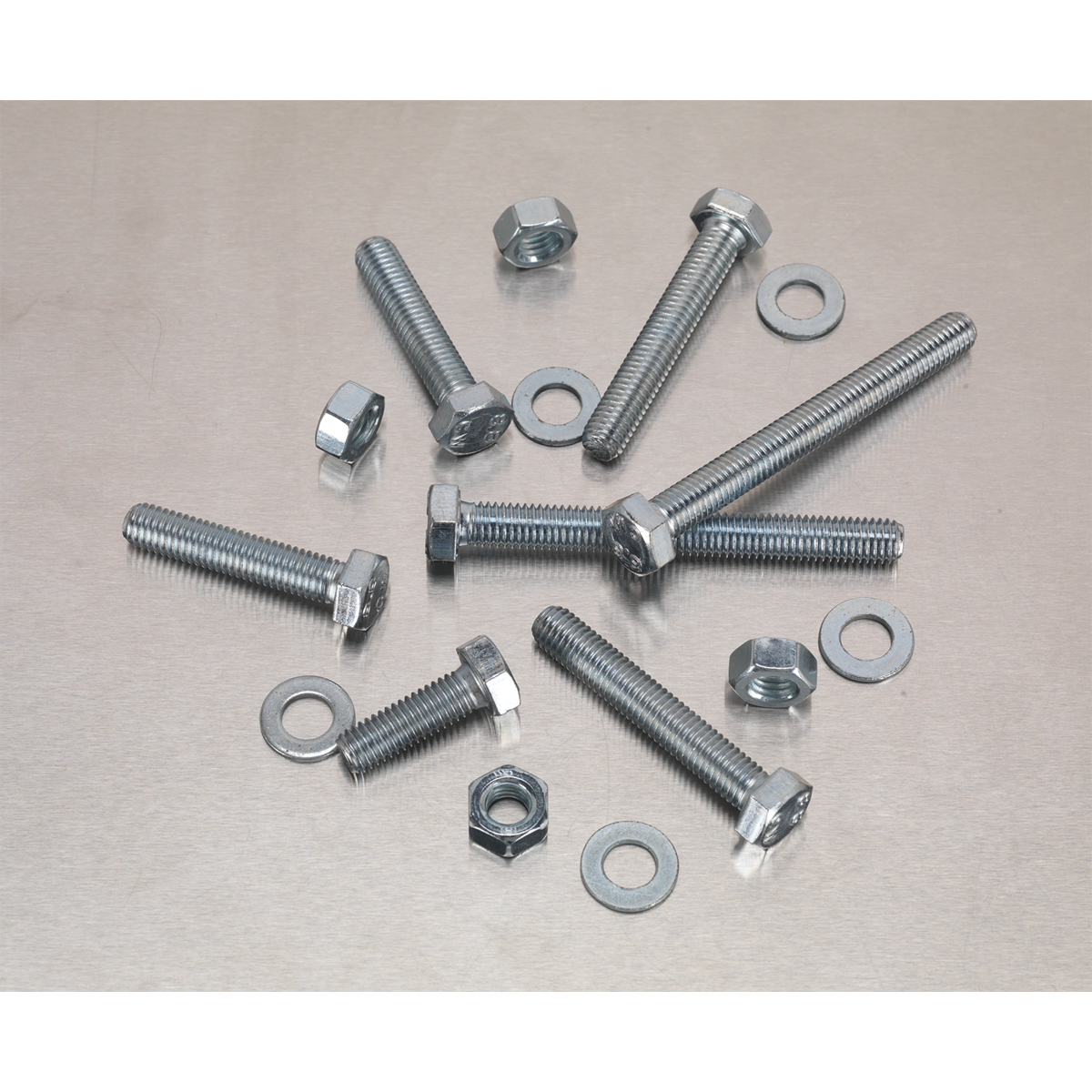 High Tensile Setscrew, Nut & Washer Assortment M8 220pc