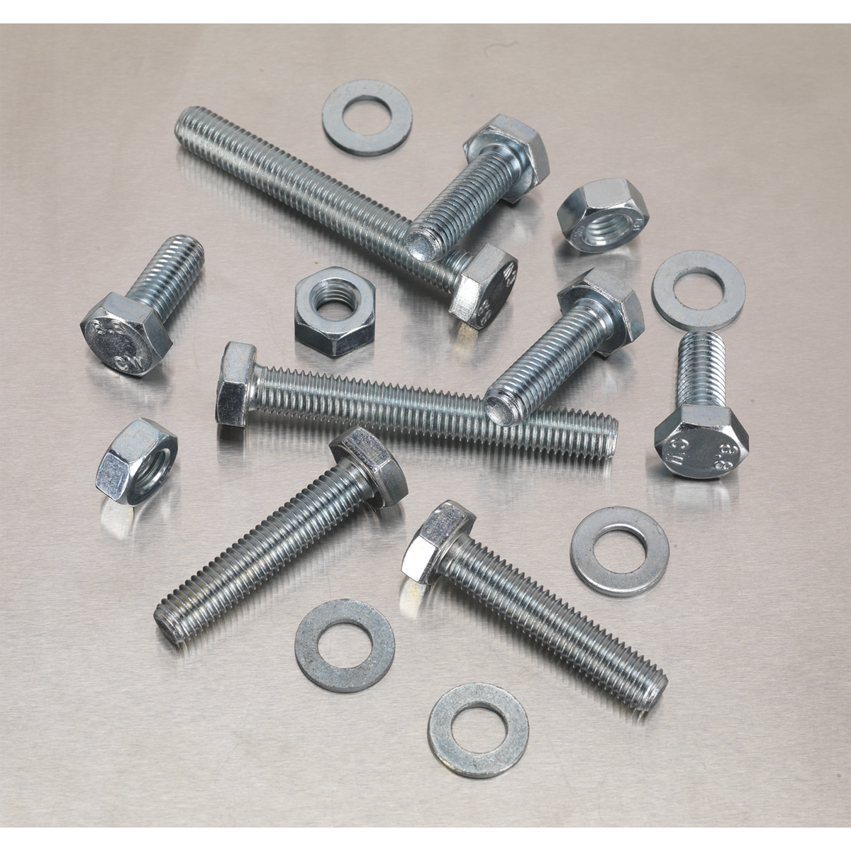 High Tensile Setscrew, Nut & Washer Assortment M10 150pc