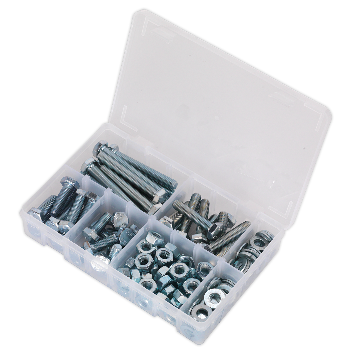 High Tensile Setscrew, Nut & Washer Assortment M10 150pc