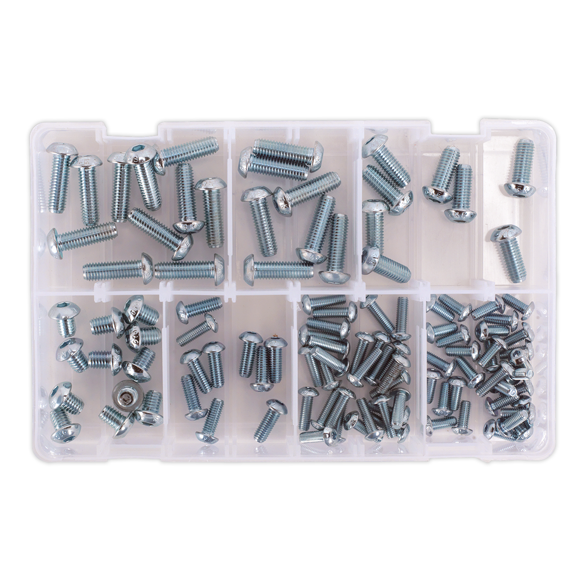 Button Head High Tensile 10.9 Socket Screw Assortment M5-M10 108pc - DIN 912
