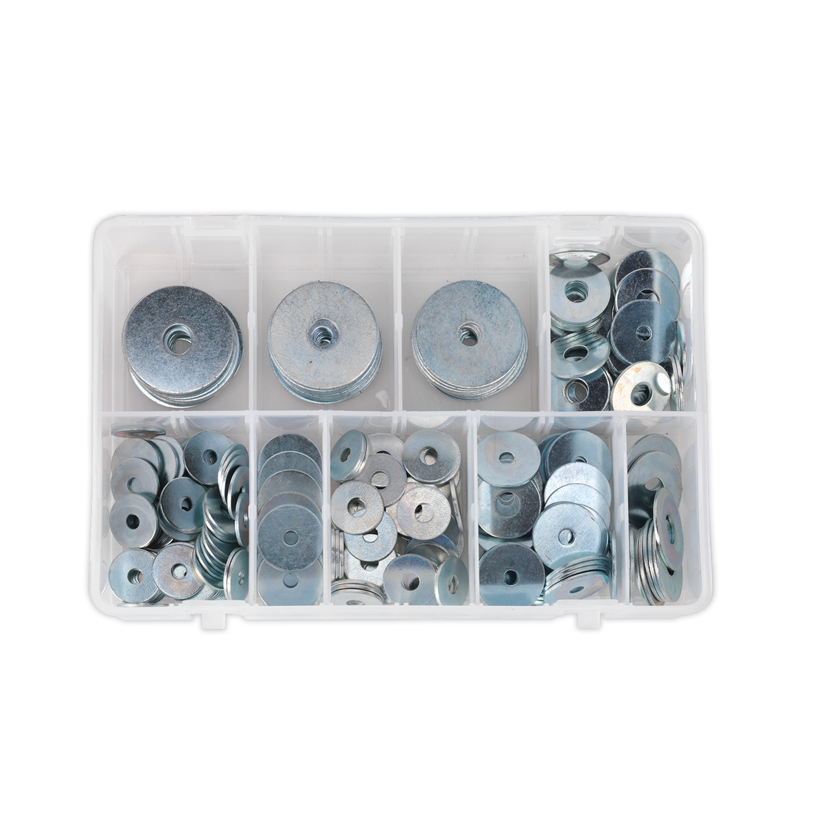 Zinc Plated Repair Washer Assortment M5-M10 240pc