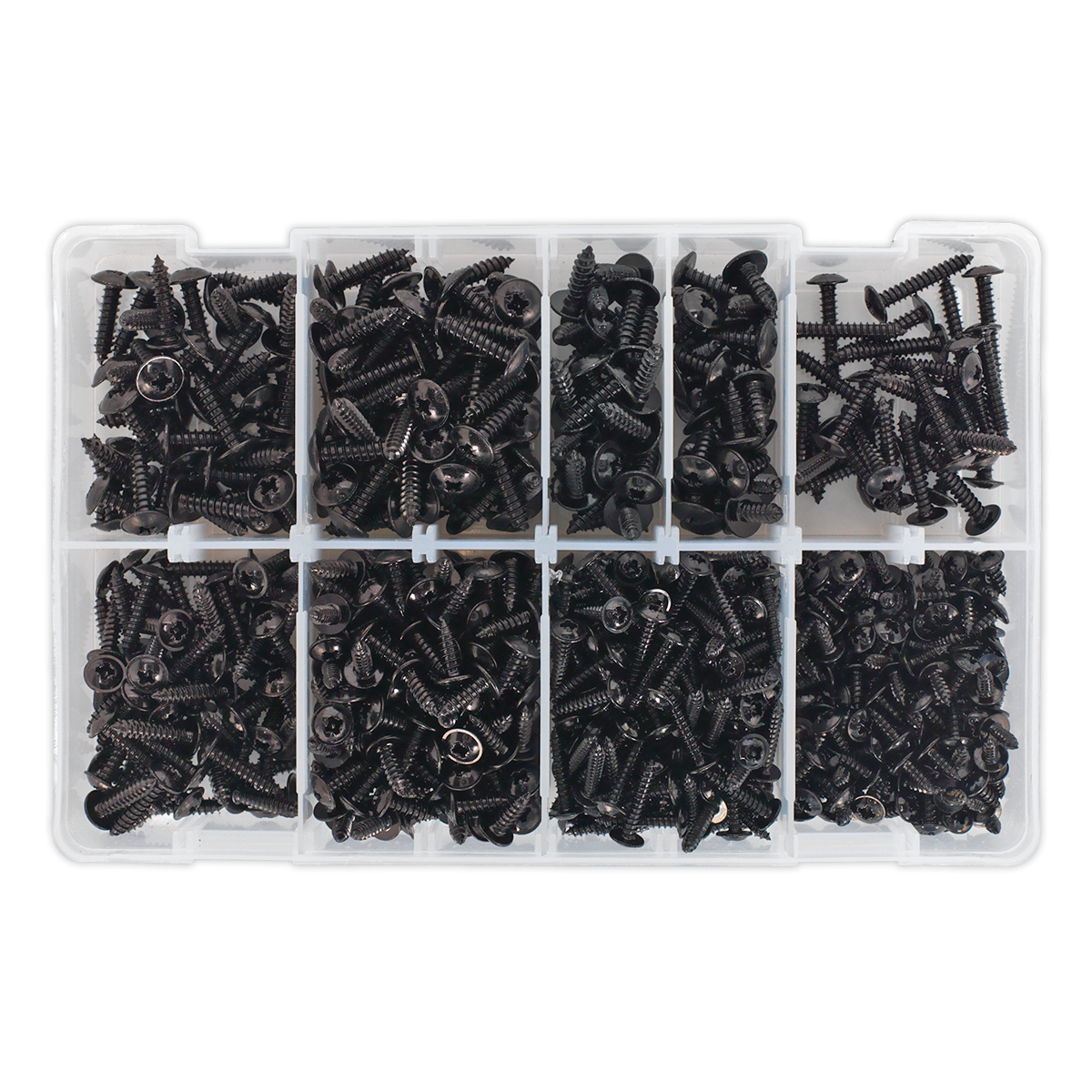 Self-Tapping Flanged Head Screw Assortment 700pc