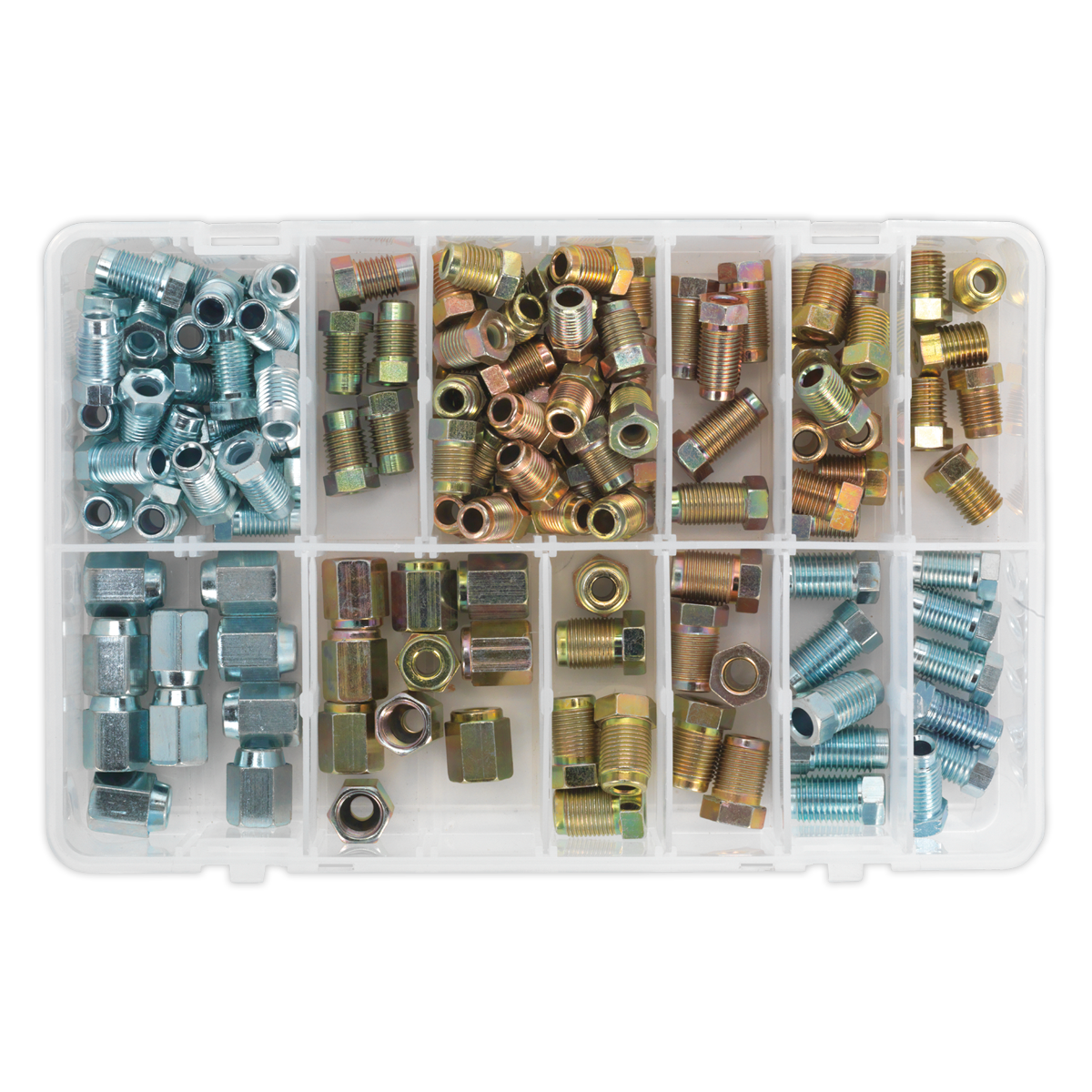 Metric/Imperial Brake Pipe Nut Assortment 200pc