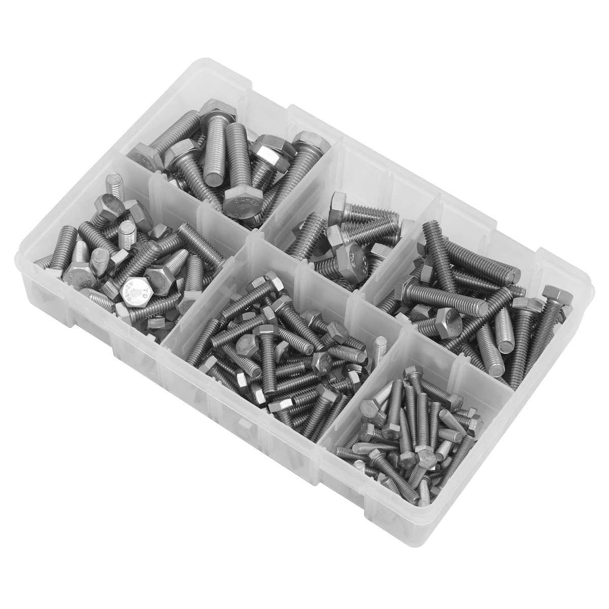 Stainless Steel Setscrew Assortment M5-M10 150pc