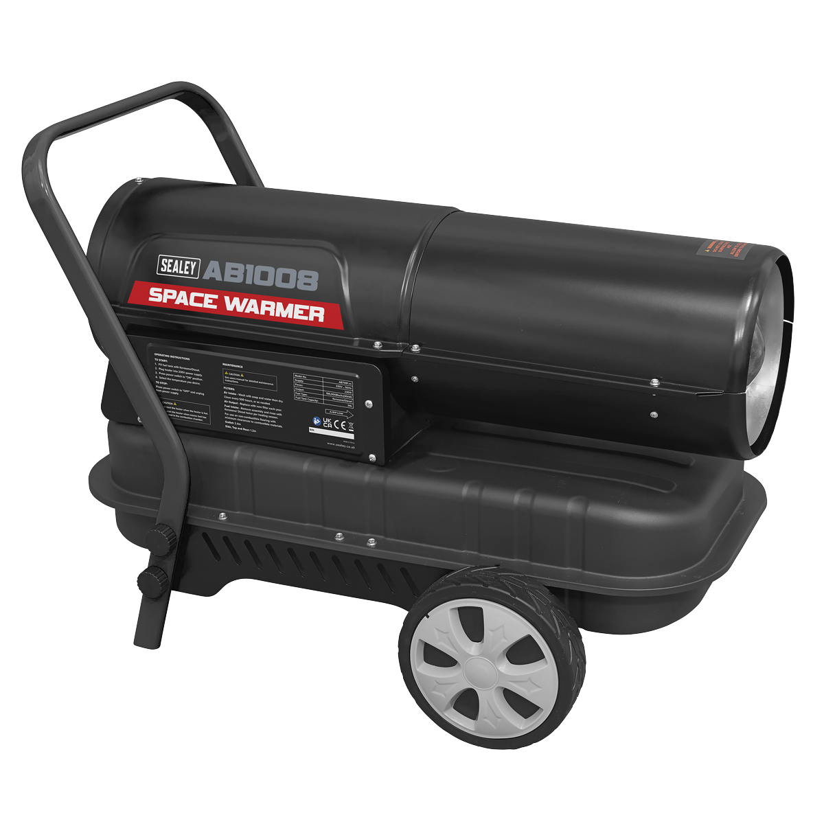 Space Warmer® Kerosene/Diesel Heater with Wheels 100,000Btu/hr