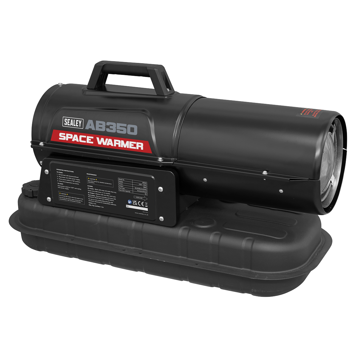 Space Warmer® Kerosene/Diesel Heater without Wheels 35,000Btu/hr
