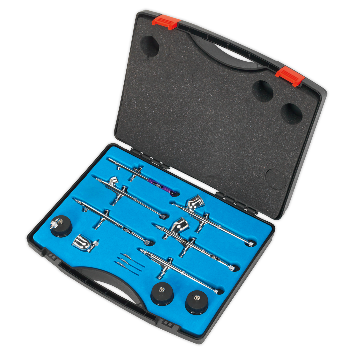 Mini Gravity/Suction Feed Air Brush Kit 10pc
