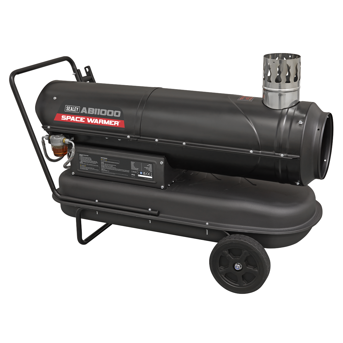 Space Warmer® Indirect Kerosene/Diesel Heater 102,000Btu/hr with Wheels