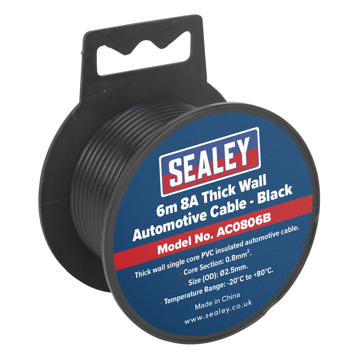 8A Thick Wall Automotive Cable 6m