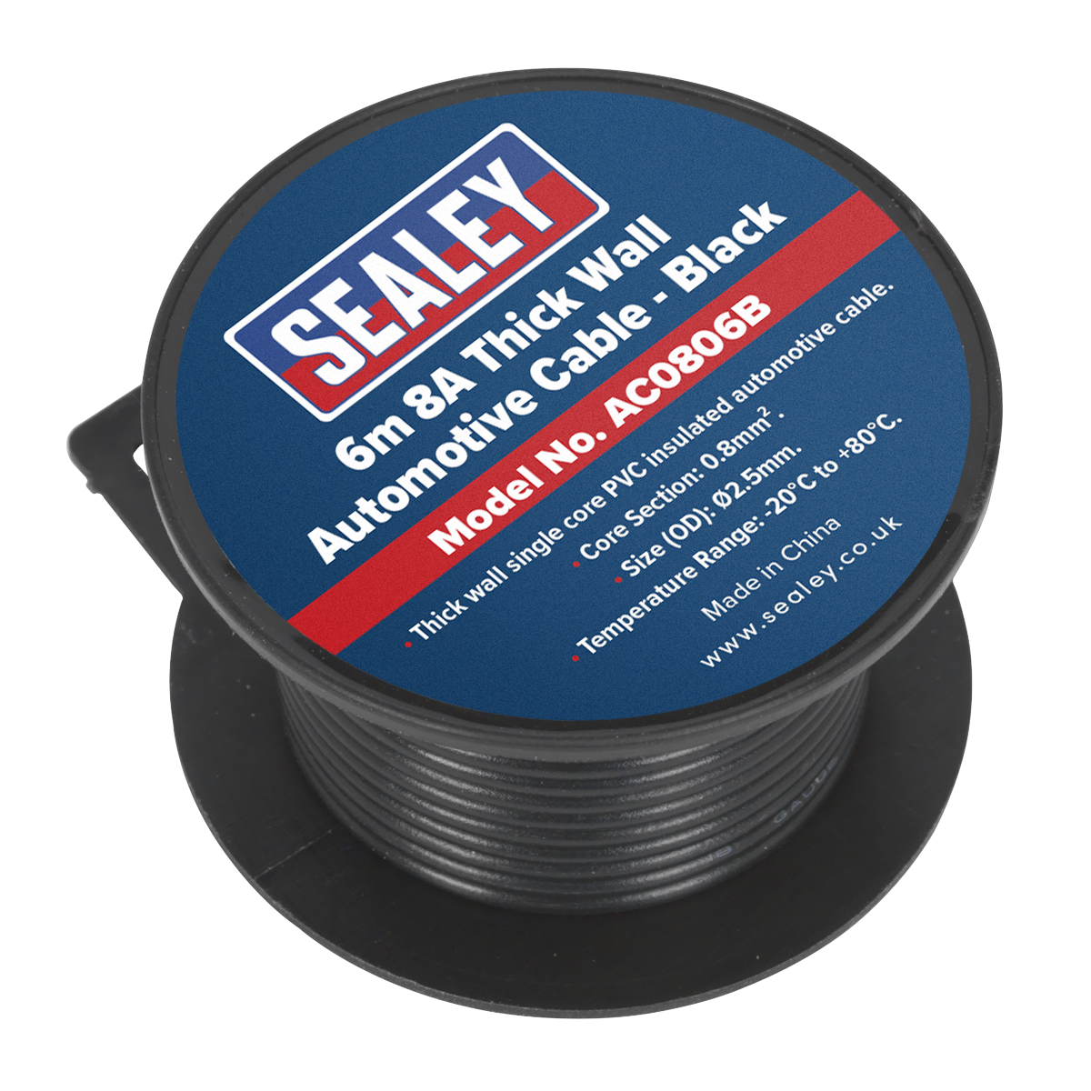 8A Thick Wall Automotive Cable 6m
